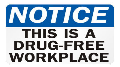 Drug Free Work Place Logo